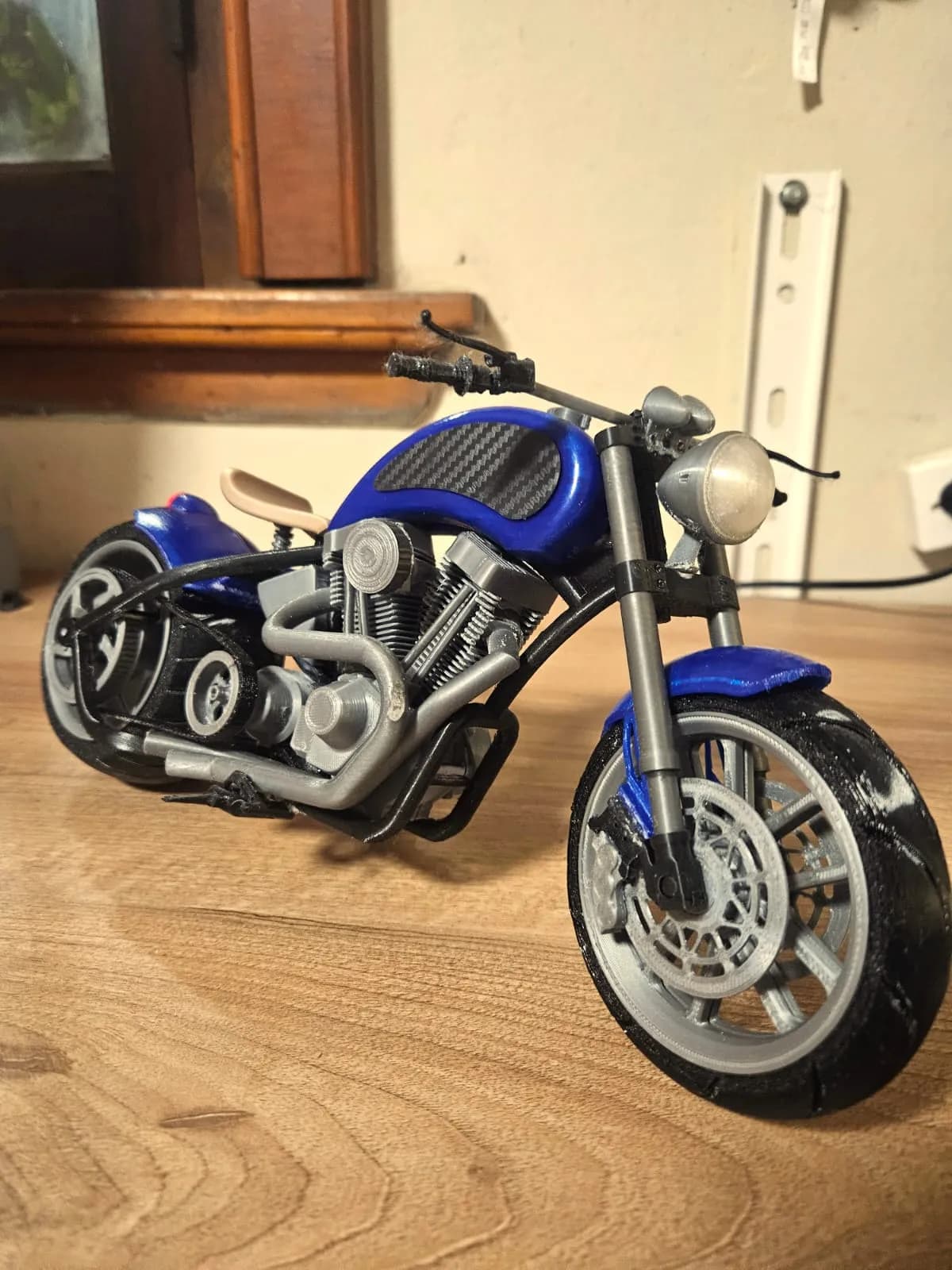 Maqueta de moto impresa en 3D por Tunguis